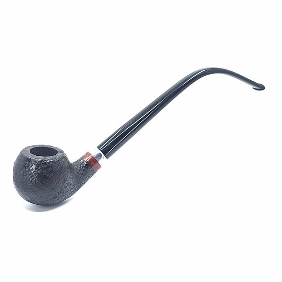 Floppy Churchwarden Pipe Sandblasted Bent Apple