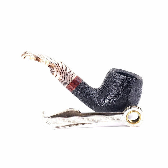 Pipa Floppy Devil anse bent apple brucianaso 9 mm e adattatore