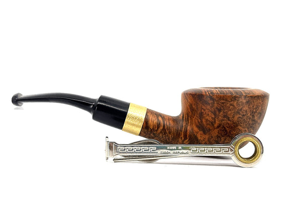 Pipa Floppy Semi Bent Pot Hand Made in Italy Danish Explosion