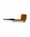 Floppy Winter Series Billiard Sandblasted Pipe with Alpaca Ferrule - 3mm Handcrafted Straight Pipe
