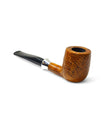 Floppy Winter Series Billiard Sandblasted Pipe with Alpaca Ferrule - 3mm Handcrafted Straight Pipe