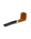 Floppy Winter Series Billiard Sandblasted Pipe with Alpaca Ferrule - 3mm Handcrafted Straight Pipe