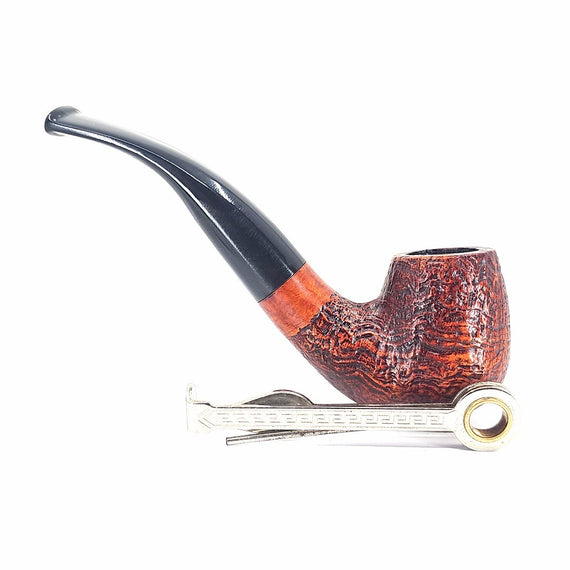 Floppy Pipe 'Summer Sandblasted' Bent Billiard Sandblasted