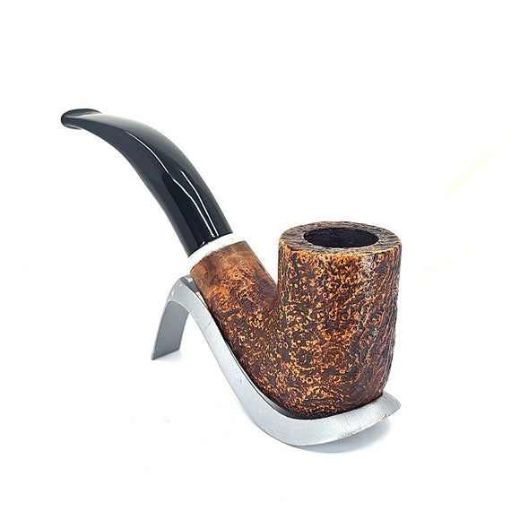 Floppy Pipe 'Summer Sandblasted' Bent Alpaca Ring Sandblasted