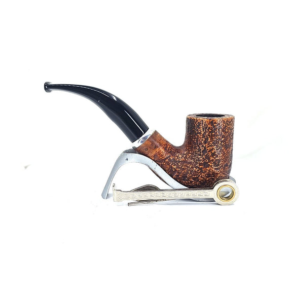 Floppy Pipe 'Summer Sandblasted' Bent Alpaca Ring Sandblasted