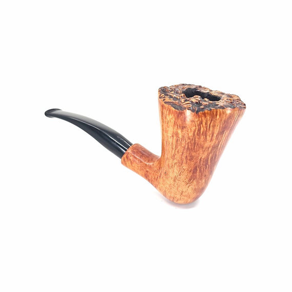 Pipa Floppy handmade freehand liscia rim rusticato