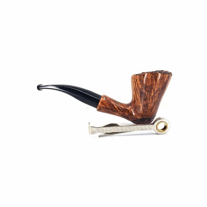 Floppy pipe handmade freehand rim rusticated semi sandblasted – Floppypipe