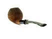 Pipa G. Penzo Pipe Bog Oak Free Form Buffalo Horn Inlay Cumberland