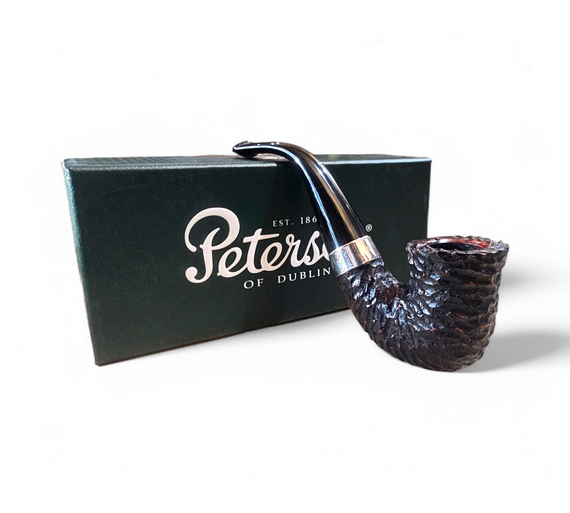 Pipa Irlandese Peterson Sherlock Holmes 'Original' Calabash Silver Band 925 Palatale P-lip
