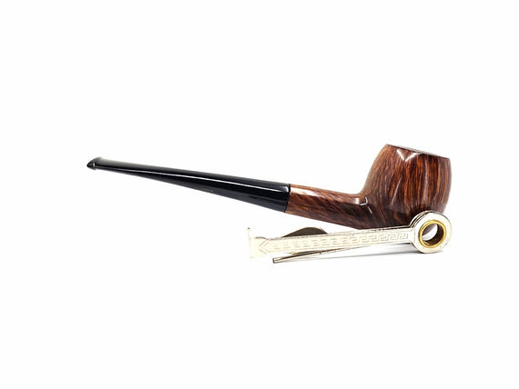 Pipa Italiana Moretti Recanati Usata Liscia Fiammata Apple Rodata