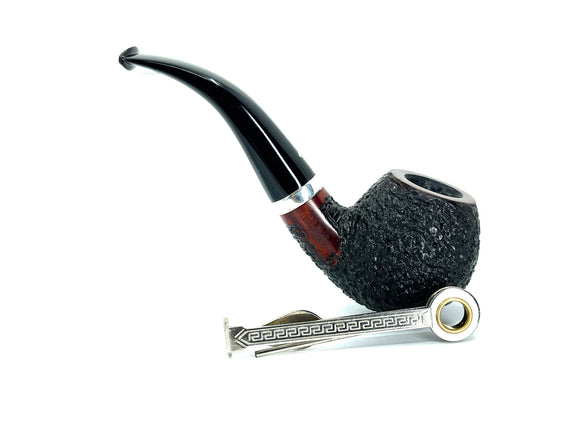 Pipa Italiana Usata Caminetto Rusticata gruppo 8 Bent Apple Chubby 8.L.16