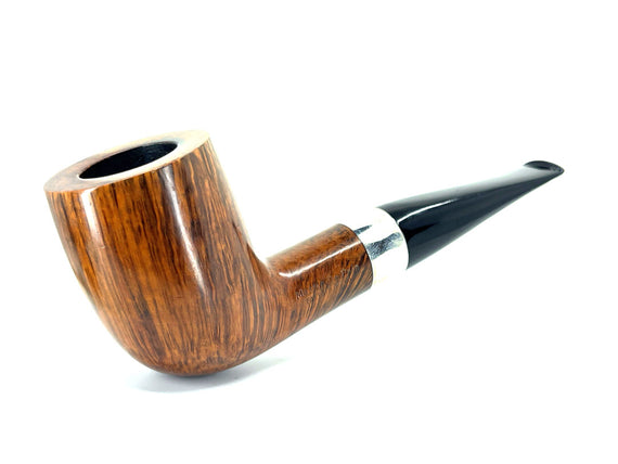 Pipa Italiana Usata Mastro de Paja 4 Liscia fatta a Mano 1 Sole 1977 Rodata