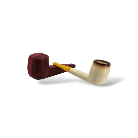 MOGUL PIPA PIPE SERIE PRIMO FUMO MOD.6 + ACCESSORI E SCOV SAVINELLI NEW