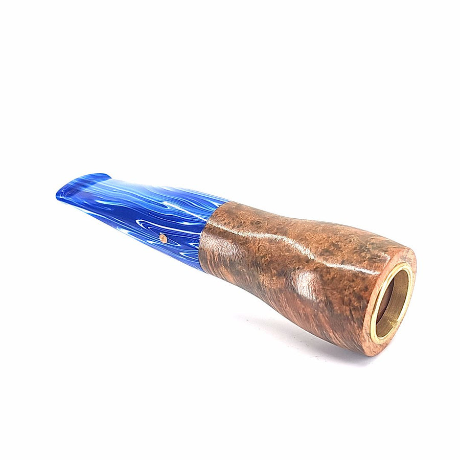 Pipa Paronelli Spinnline Reverse Calabash Liscia Blu