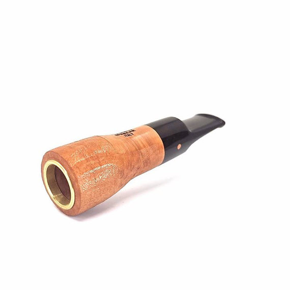 Pipa Paronelli Spinnline Reverse Calabash sabbiata Bocchino a sella Marrone