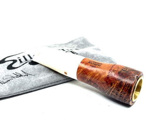 Pipa Paronelli Spinnline Reverse Calabash Sabbiata Bianca