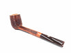 Pascucci Pipe Canadian Hexagonal Long Shaft Sandblasted Brown