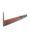 Pascucci Pipe Canadian Square Panel Long Shaft Smooth Dark (PII) P2