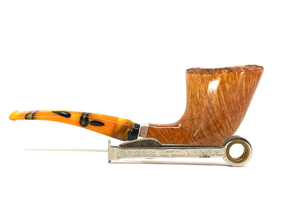 Pipa Pascucci Liscia Naturale (PIII) P3 Bent Dublin Ghiera in argento