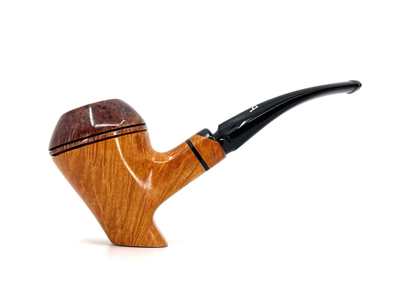 Pipa Pascucci Liscia P3 Free Hand Stand Up Bi color Bulldog