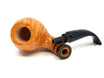 Pipa Pascucci Liscia (PIII) P3 Bent Apple con innesto in Metacrilato marrone