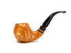 Pipa Pascucci Liscia (PIII) P3 Bent Apple con innesto in Metacrilato marrone
