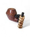 Pipa Pascucci Liscia (PII) P2 Bulldog con innesto in bamboo rimovibile