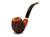 Pipa Pascucci Rusticata Bent Apple ghiera in argento
