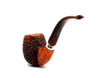 Pipa Pascucci Rusticata Bent Apple ghiera in argento