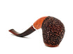Pipa Pascucci Rusticata Bent Apple ghiera in argento