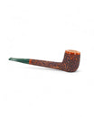 Pascucci Canadian Pipe Long Barrel Rusticated Brown