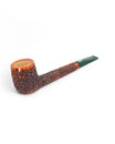 Pascucci Canadian Pipe Long Barrel Rusticated Brown