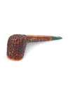 Pascucci Canadian Pipe Long Barrel Rusticated Brown