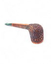 Pascucci Canadian Pipe Long Barrel Rusticated Brown