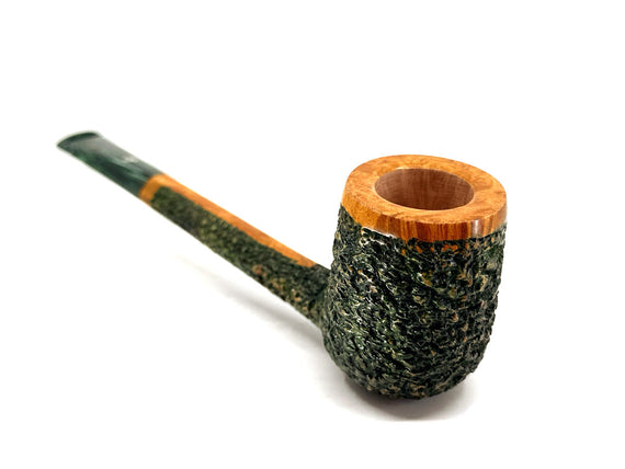 Pipa Pascucci Sabbiata Canadese Canna Lunga Rusticata Verde