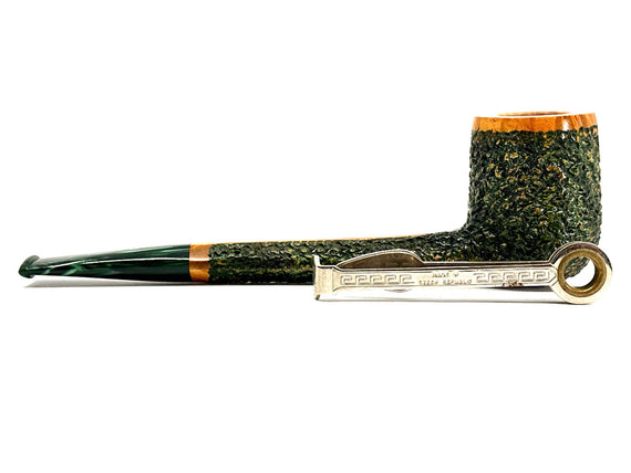 Pipa Pascucci Sabbiata Canadese Canna Lunga Rusticata Verde