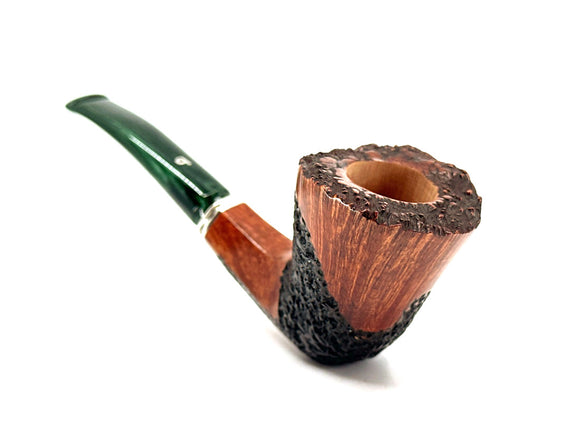Pipa Pascucci Semi rusticata Bent Dublin Ghiera in argento lavorata