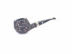 Peterson's of Dublin Short Rusticated Pipe (406) Prince Fishtail Nickel Ring