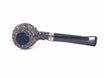 Peterson's of Dublin Short Rusticated Pipe (406) Prince Fishtail Nickel Ring