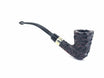Peterson's of Dublin Specialty Rusticated Calabash Pipe Nickel Mounted Fishtail