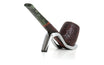 Savinelli Canadian Pipe 806 KS Alpine Explorer Sandblasted Bordeaux Red