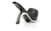 Savinelli Lollo Sabbiata Apple semi-bent pipe, black sandblasted finish