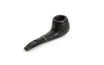 Savinelli Lollo Sabbiata Apple semi-bent pipe, black sandblasted finish