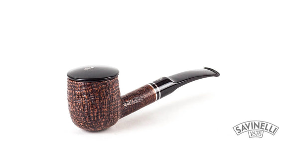 Pipe Savinelli Monsieur 121 Ks Pot Semi Bent Hand Made Italy 6 mm filter