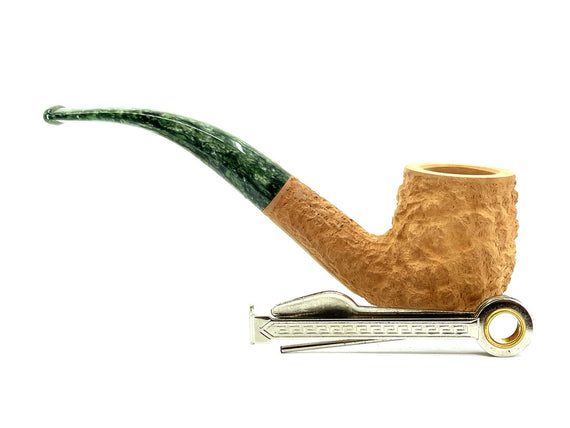 Pipe Savinelli Pigna 606 Bent Billiard Rusticated 6 mm