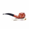 Savinelli Punto Oro Gold 673 KS Rhodesian Smooth Pipe 6mm or Reducer