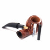 Savinelli Punto Oro Gold 673 KS Rhodesian Smooth Pipe 6mm or Reducer