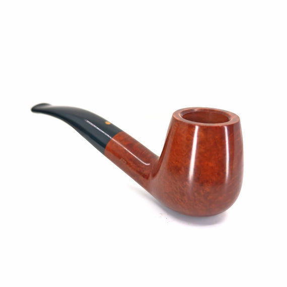 Savinelli Punto Oro Gold Smooth 628 Bent Brandy Pipe 6mm or Reducer 101/176 2025