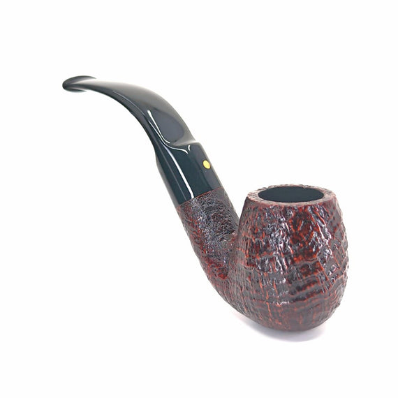 Savinelli Punto Oro Gold Sandblasted Pipe 613 Oom paul full bent 6mm or Reducer 77/300 2025