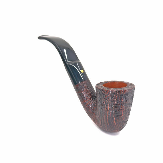 Savinelli Punto Oro Gold Sandblasted 621 Dublin Full Bent Pipe 6mm or Reducer 296/300 2025